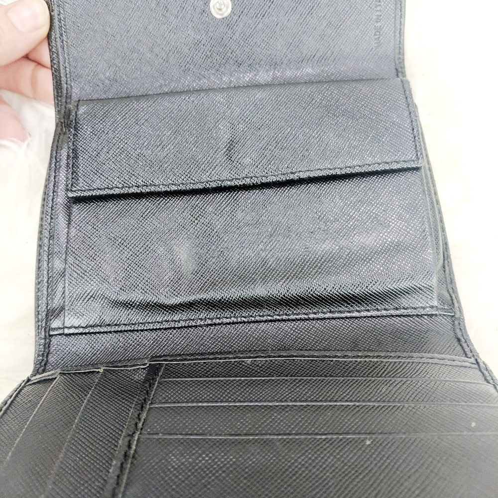Prada Saffiano Leather Bi-Fold Wallet - Picture 5 of 7